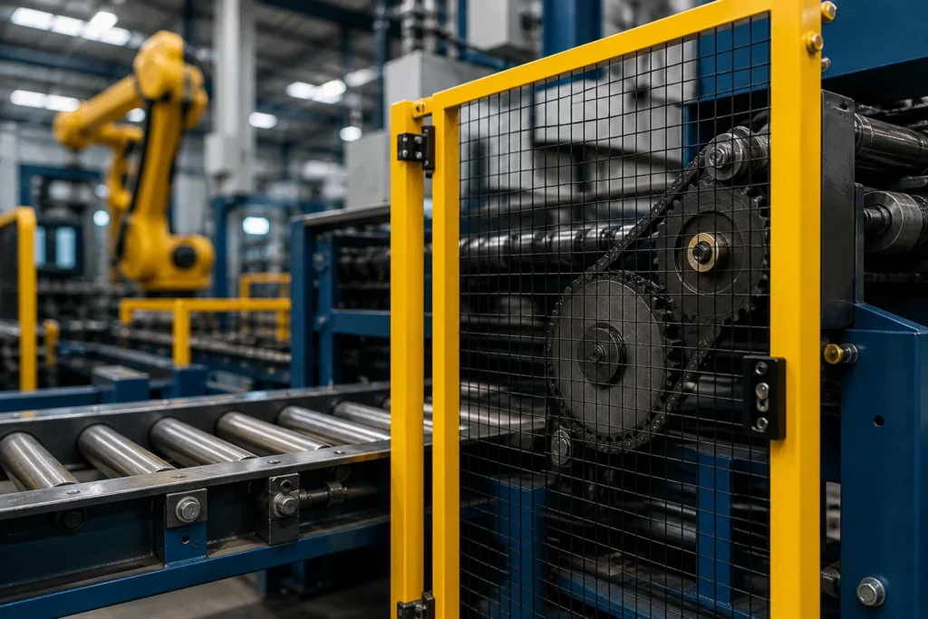 Seguridad en maquinaria industrial cómo prevenir atrapamientos con controles verificables